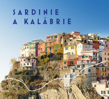 Sardinie a Kalábrie