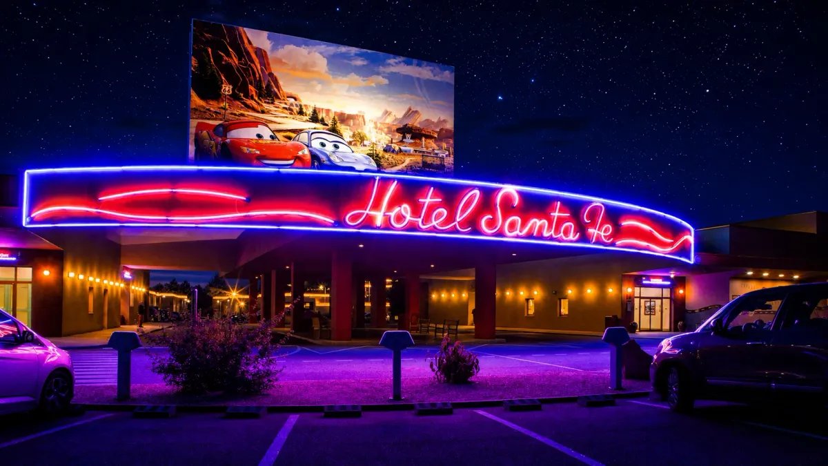 Disney Hotel Santa Fe + vstupenky do Disneyland Paris