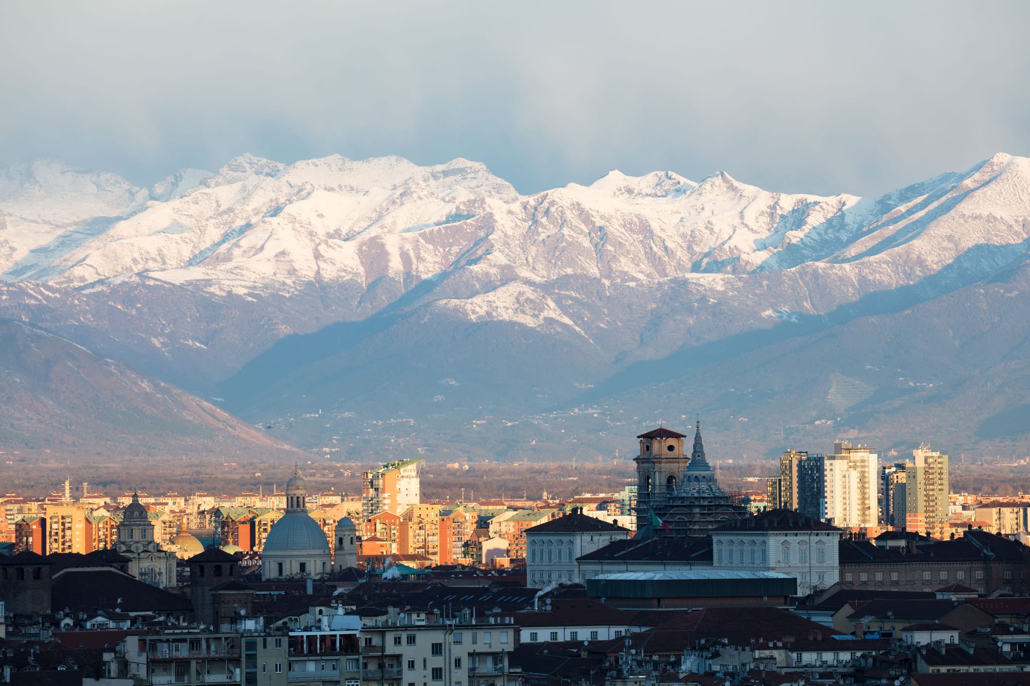 Panoramatický výhled na Alpy