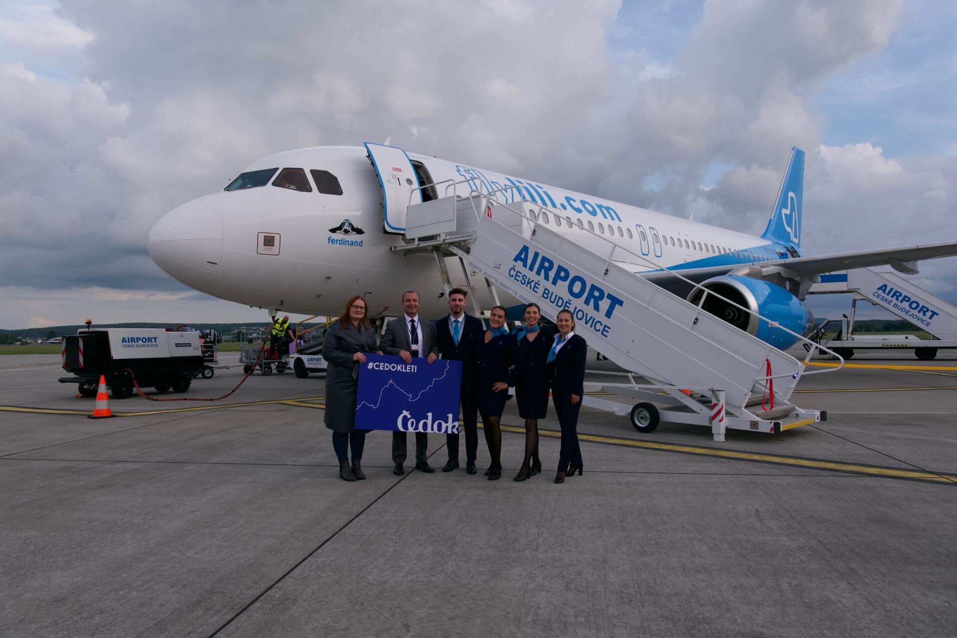 V Českých Budějovicích přistál první Airbus A320
