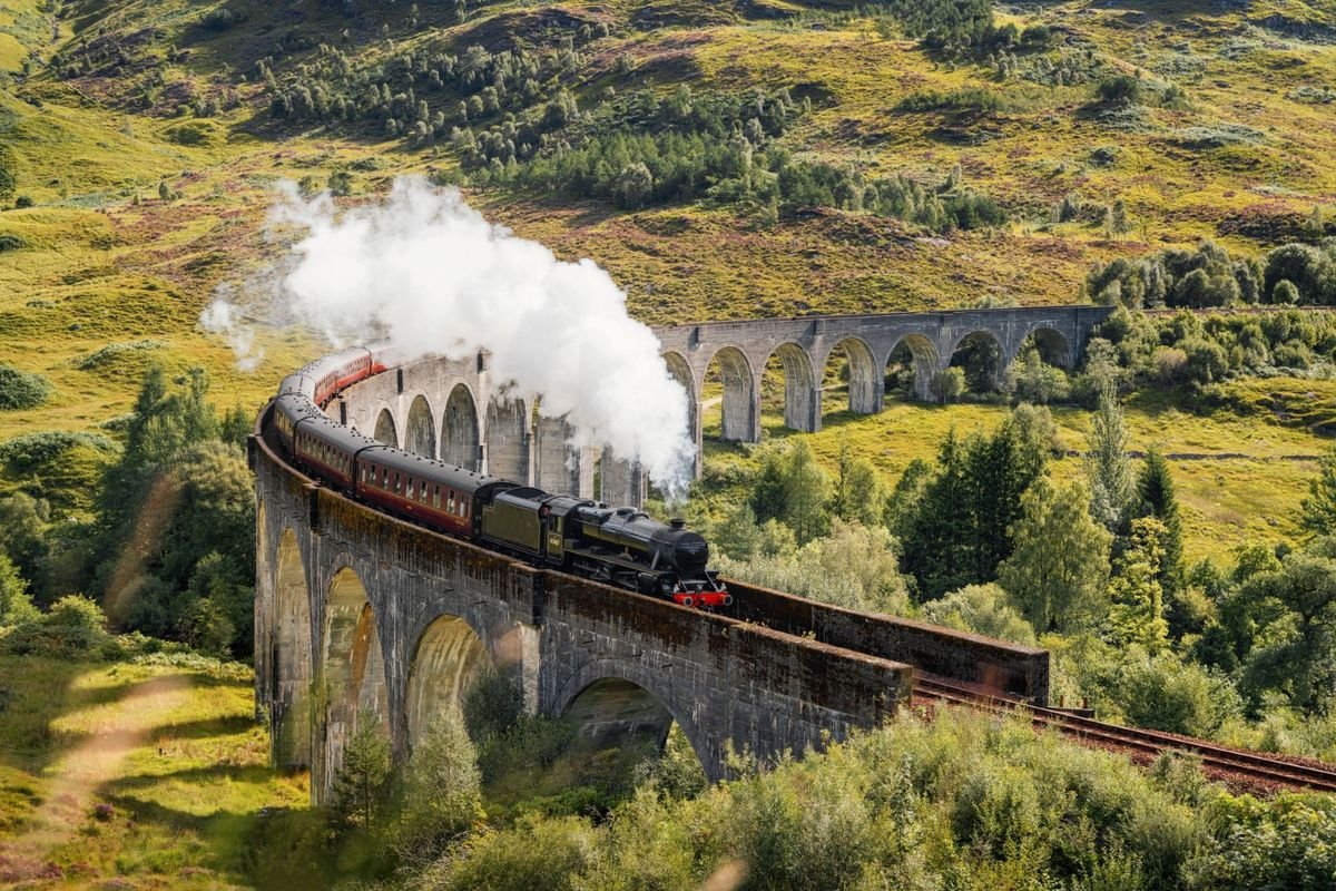 Vlakem Skotskou vysočinou a Bradavický expres