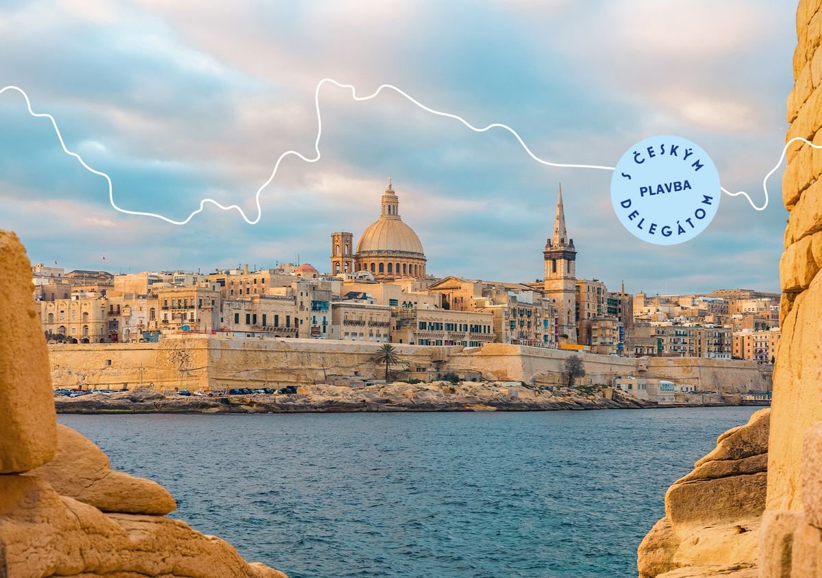 Plavba z Grécka na Maltu a do Talianska s českým delegátom