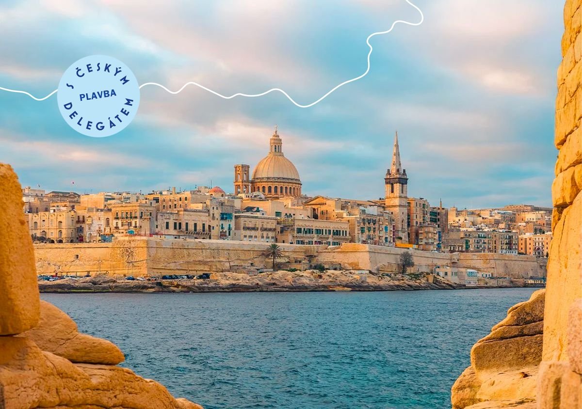Plavba z Grécka na Maltu a do Talianska s českým delegátom