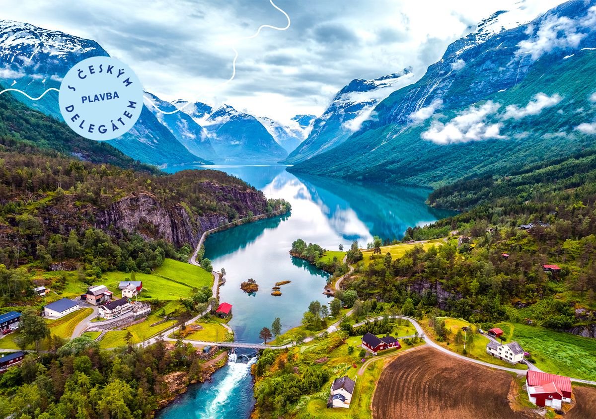 Plavba nórskymi fjordmi s českým delegátom