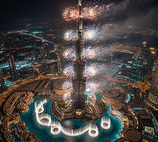Silvester v Dubaji