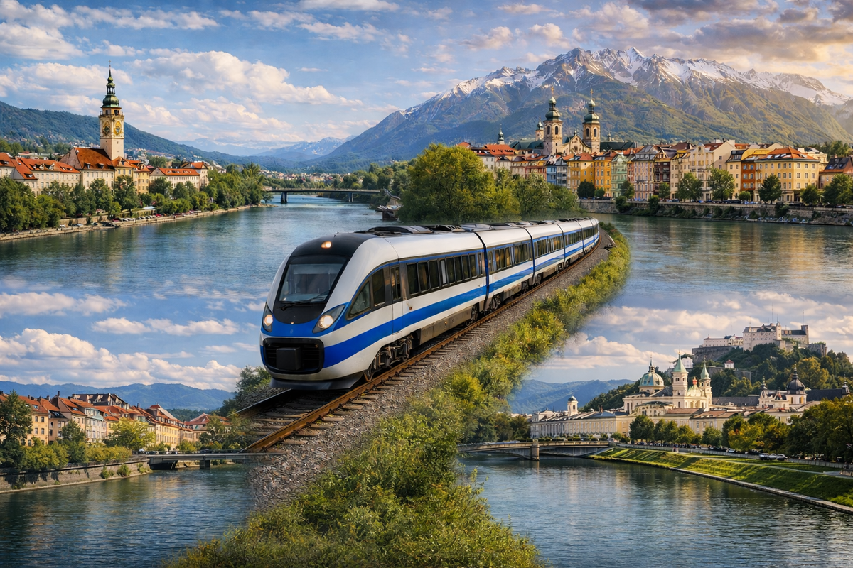 Vlakom cez celé Rakúsko