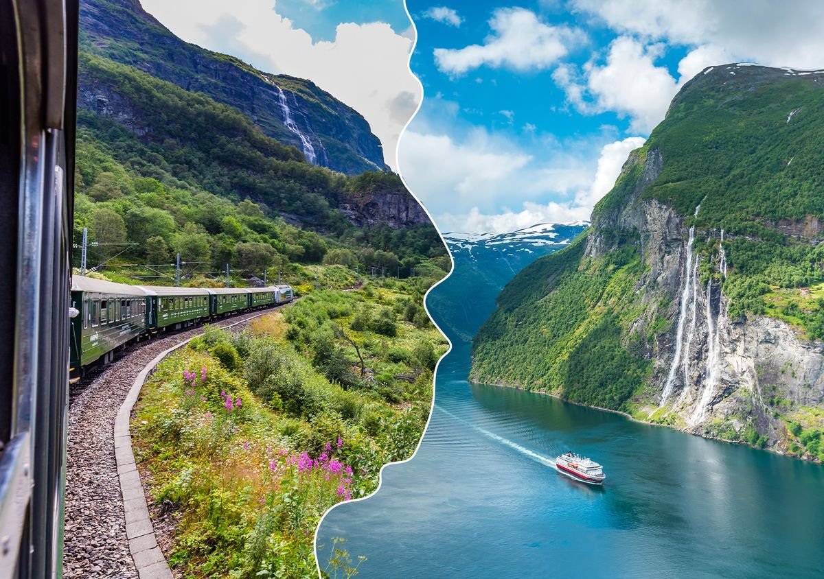 Veľká cesta Nórskom vlakom a loďou