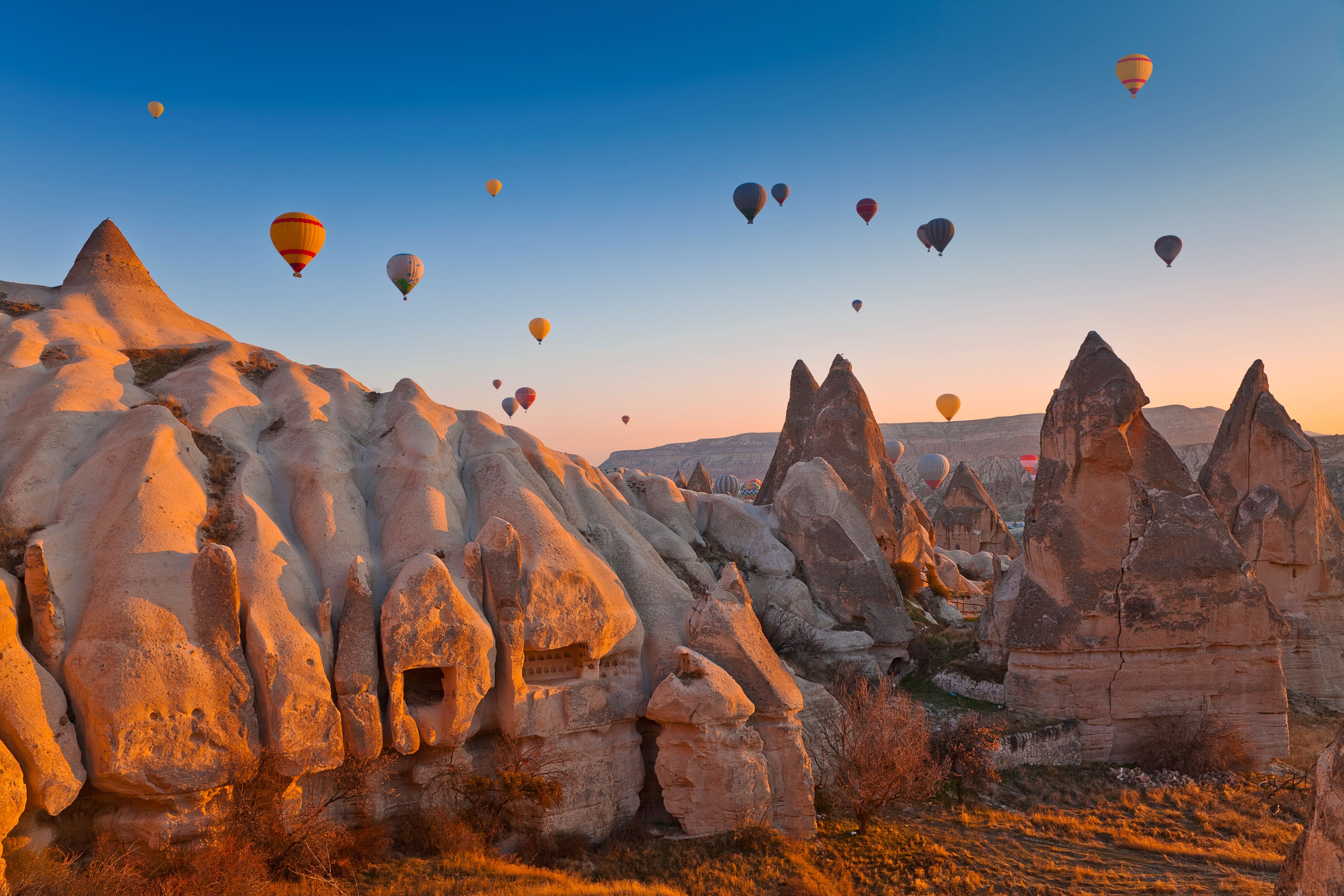 Pamukkale a Kappadokia