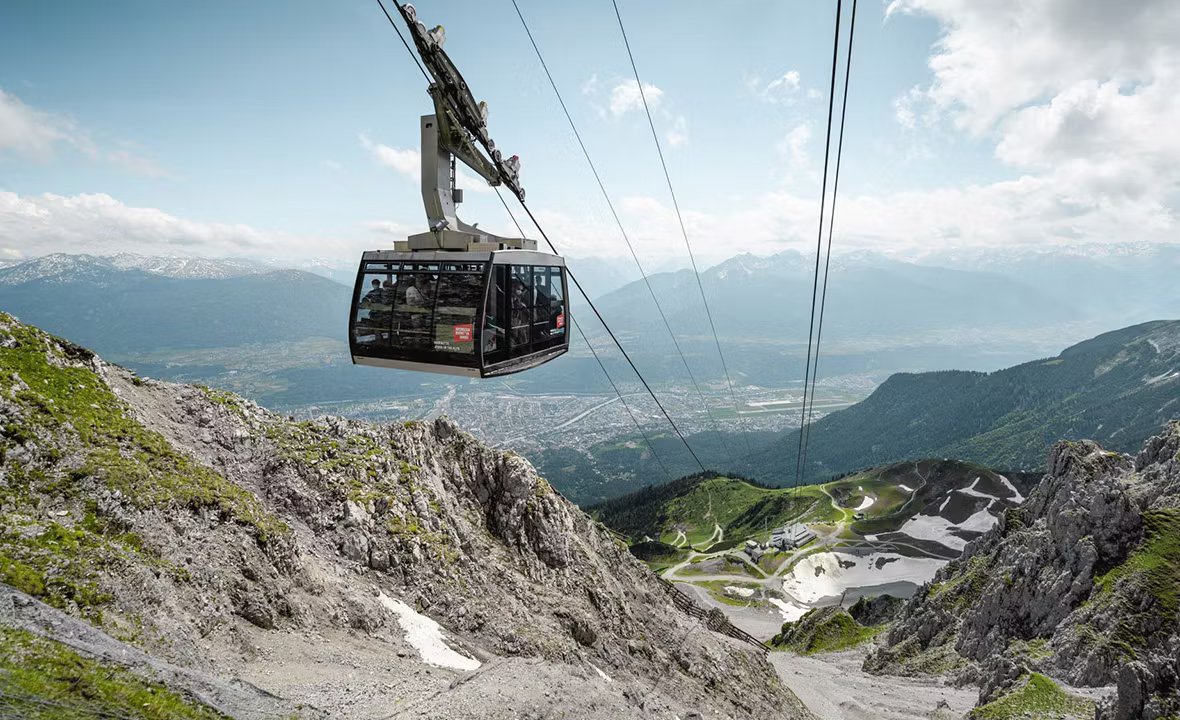 Innsbruck a panoramatické trasy Tirolska