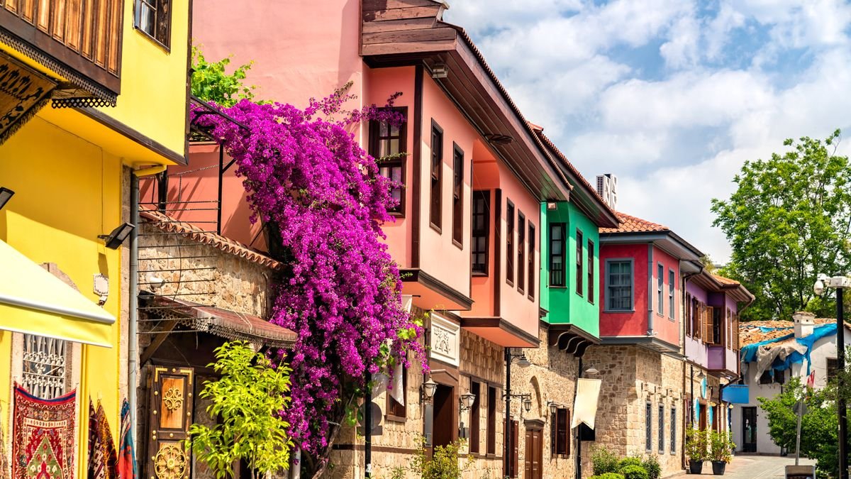 Spalvotas senamiestis