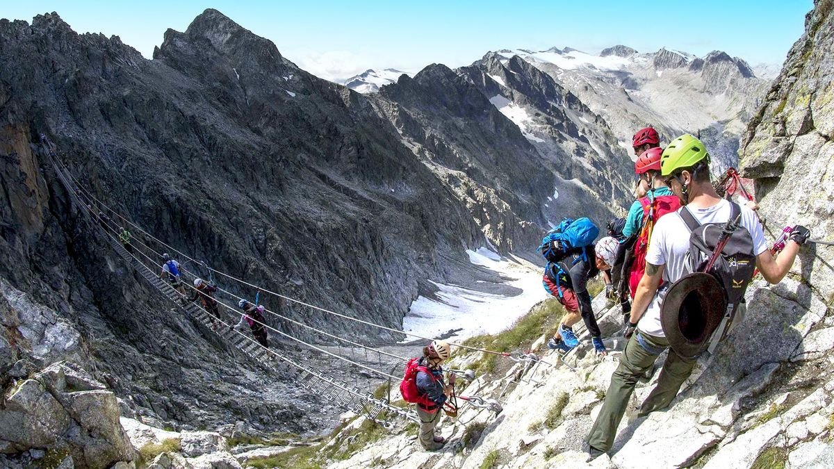 Via ferraty Ponte di Legno i Tonale