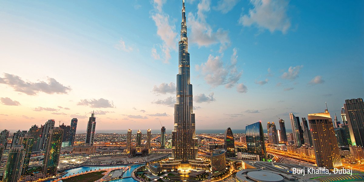 Wieżowce i karawany