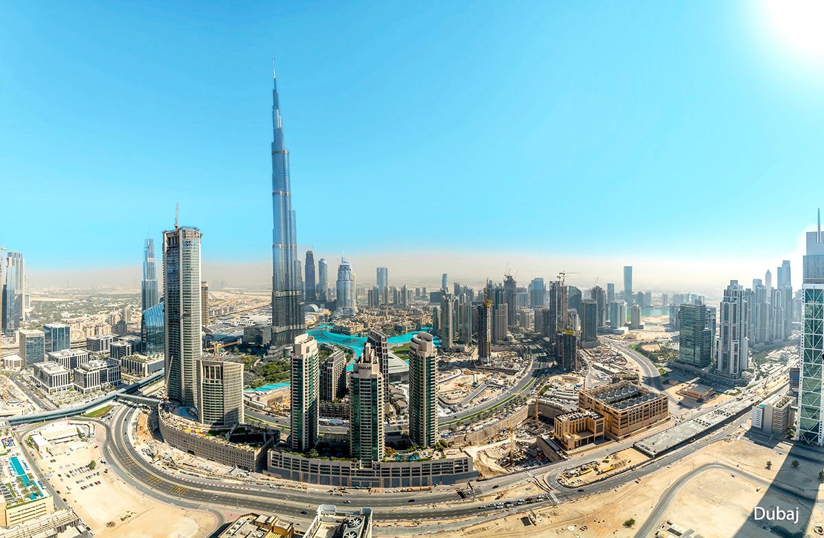 Wieżowce i karawany