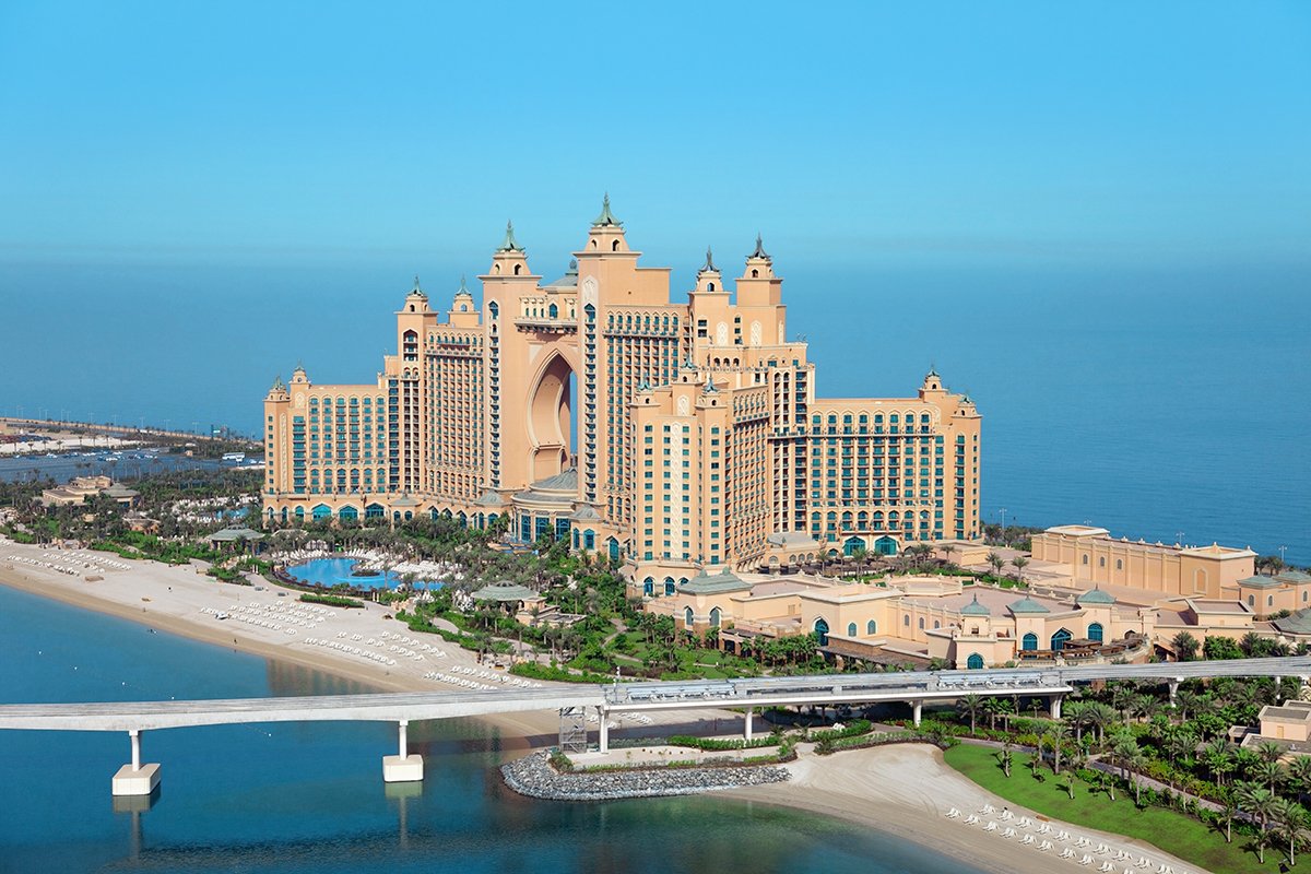 Wieżowce i karawany