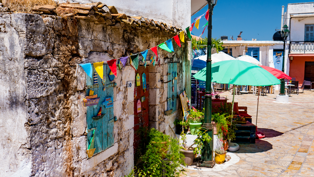 Kolorowe uliczki Zakynthos