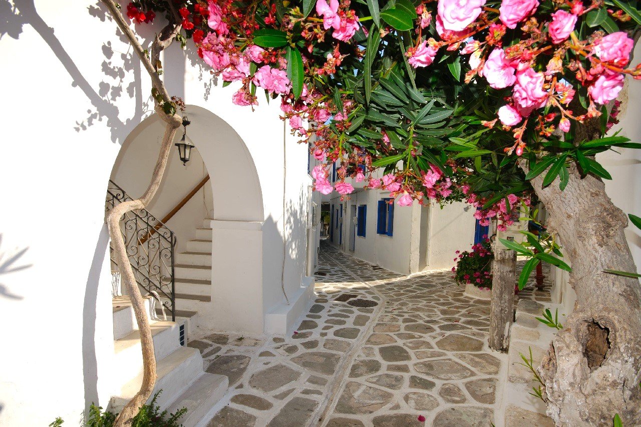 SANTORINI BŁĘKIT I BIEL CYKLAD