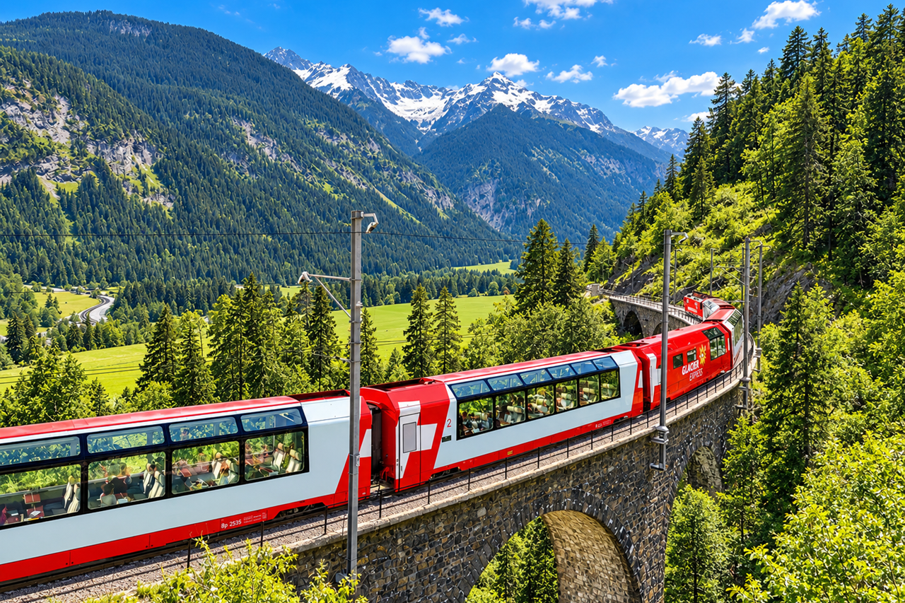 GLACIER EXPRESS SZWAJCARIA ALPEJSKA