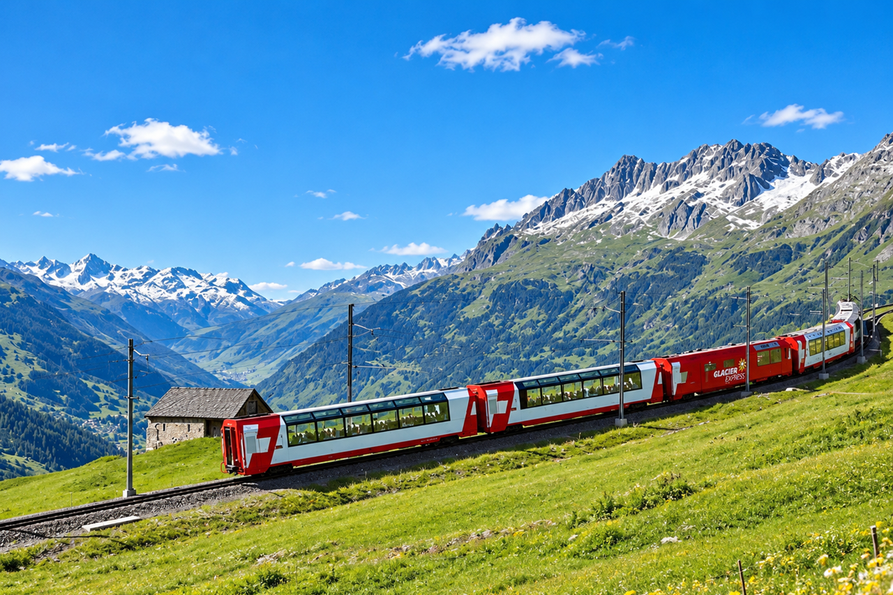 GLACIER EXPRESS SZWAJCARIA I ALPEJSKA KRAINA