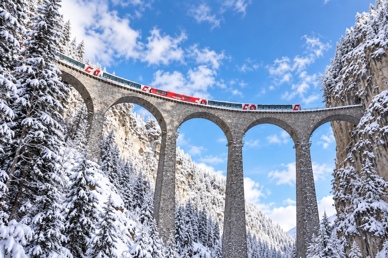 SYLWESTER W SZWAJCARII - BERNINA EXPRESS