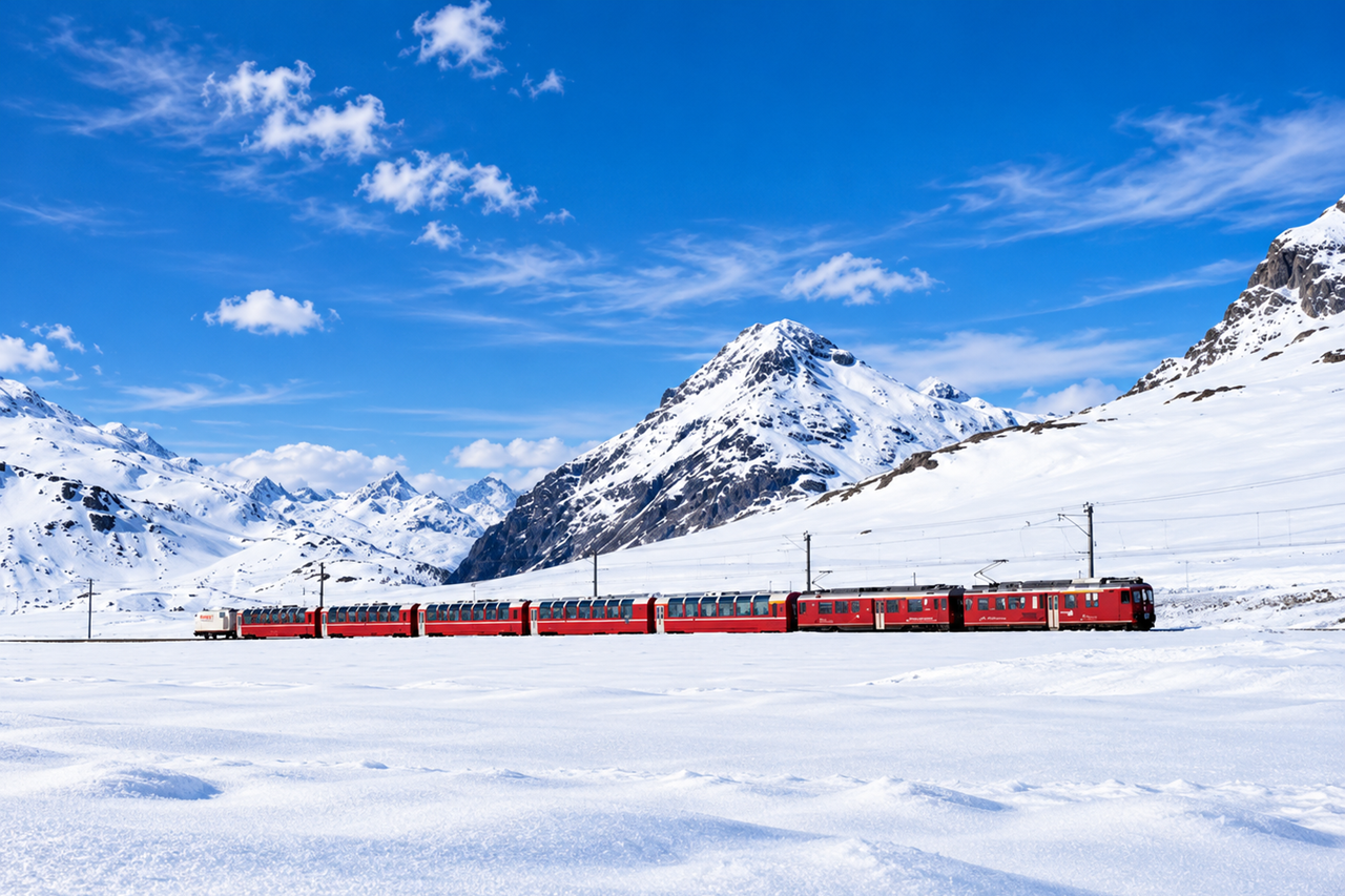 SYLWESTER W SZWAJCARII - BERNINA EXPRESS