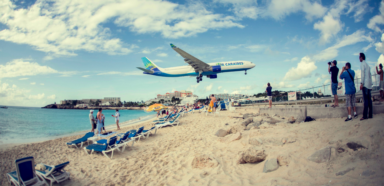 St. Maarten plaża Maho
