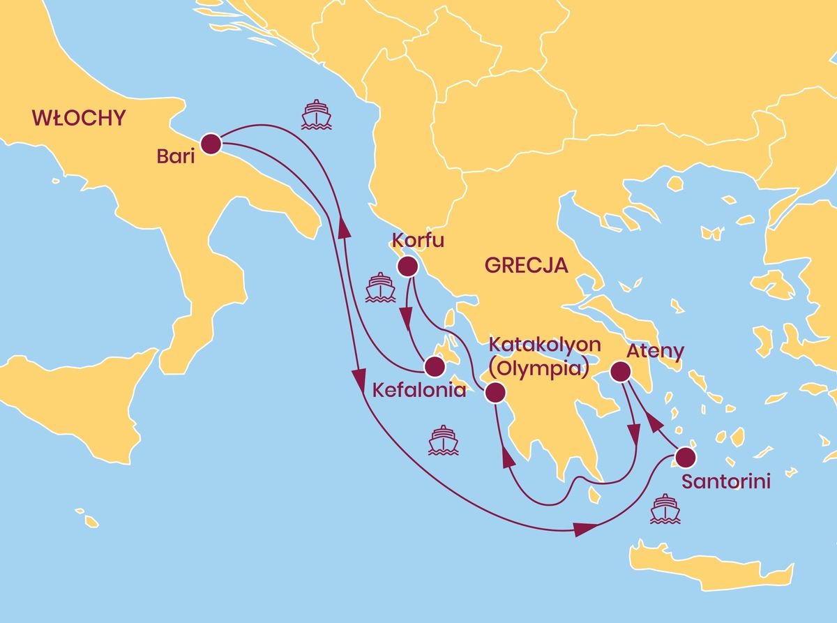 Ateny-Katakolon(Olympia)-Korfu- Kefalonia-Bari-Santorini.jpg