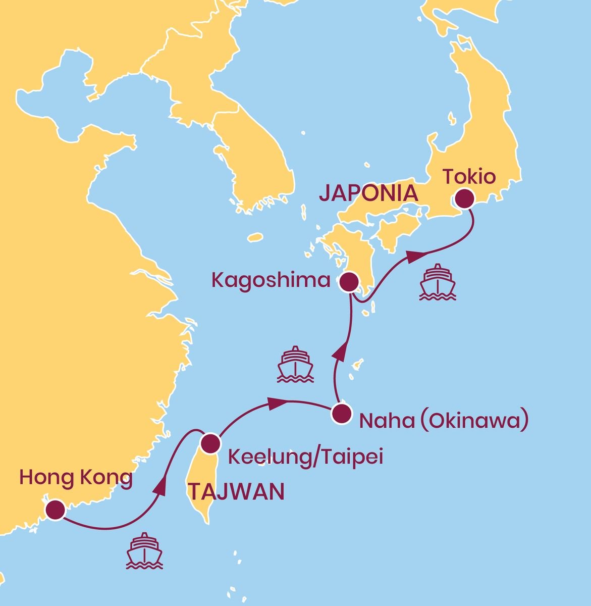 Hong Kong – Tajpej – Naha – Kagoshima - Tokio.jpg