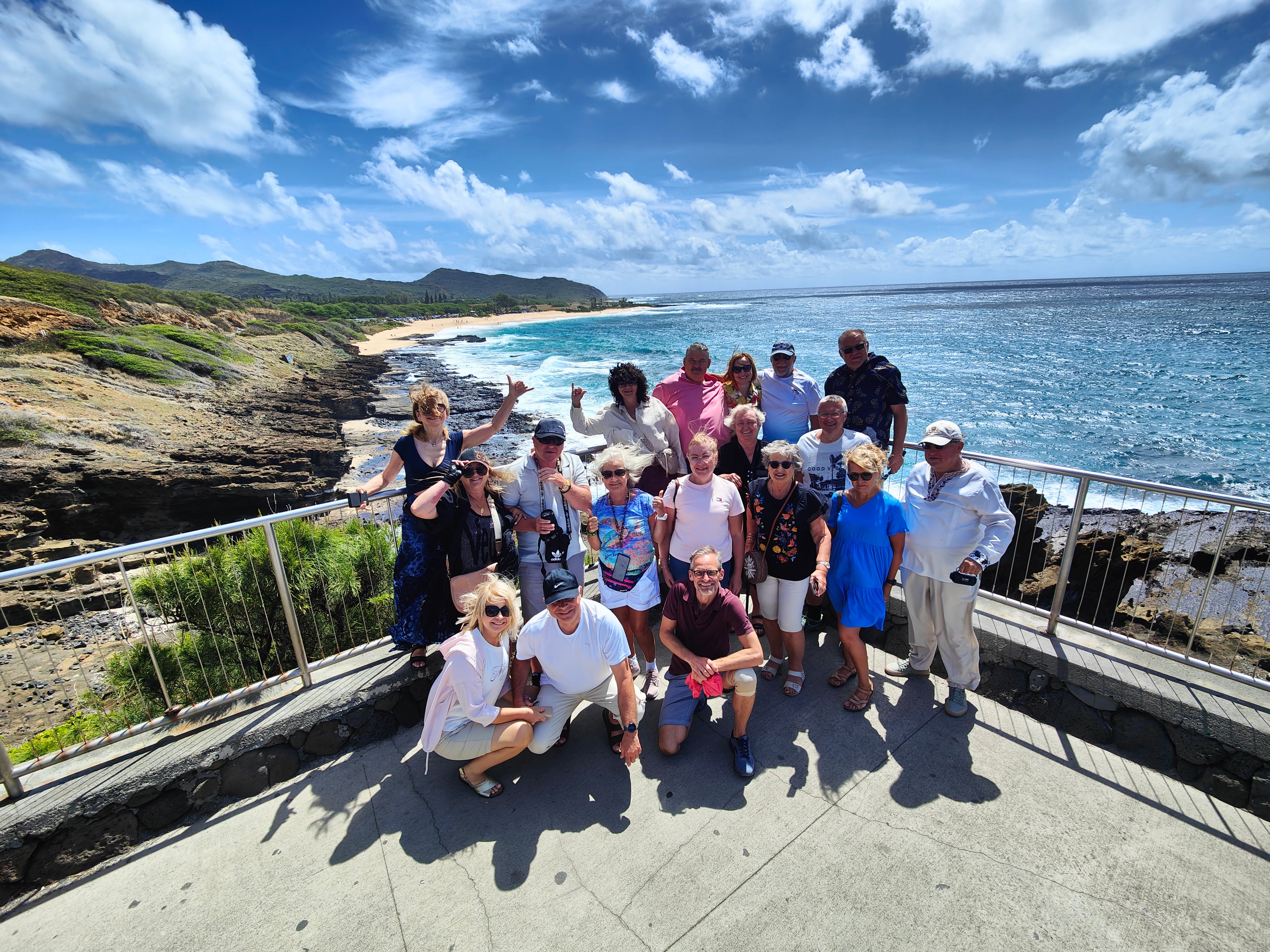 Grupa Unique Moments na wyspie Oahu