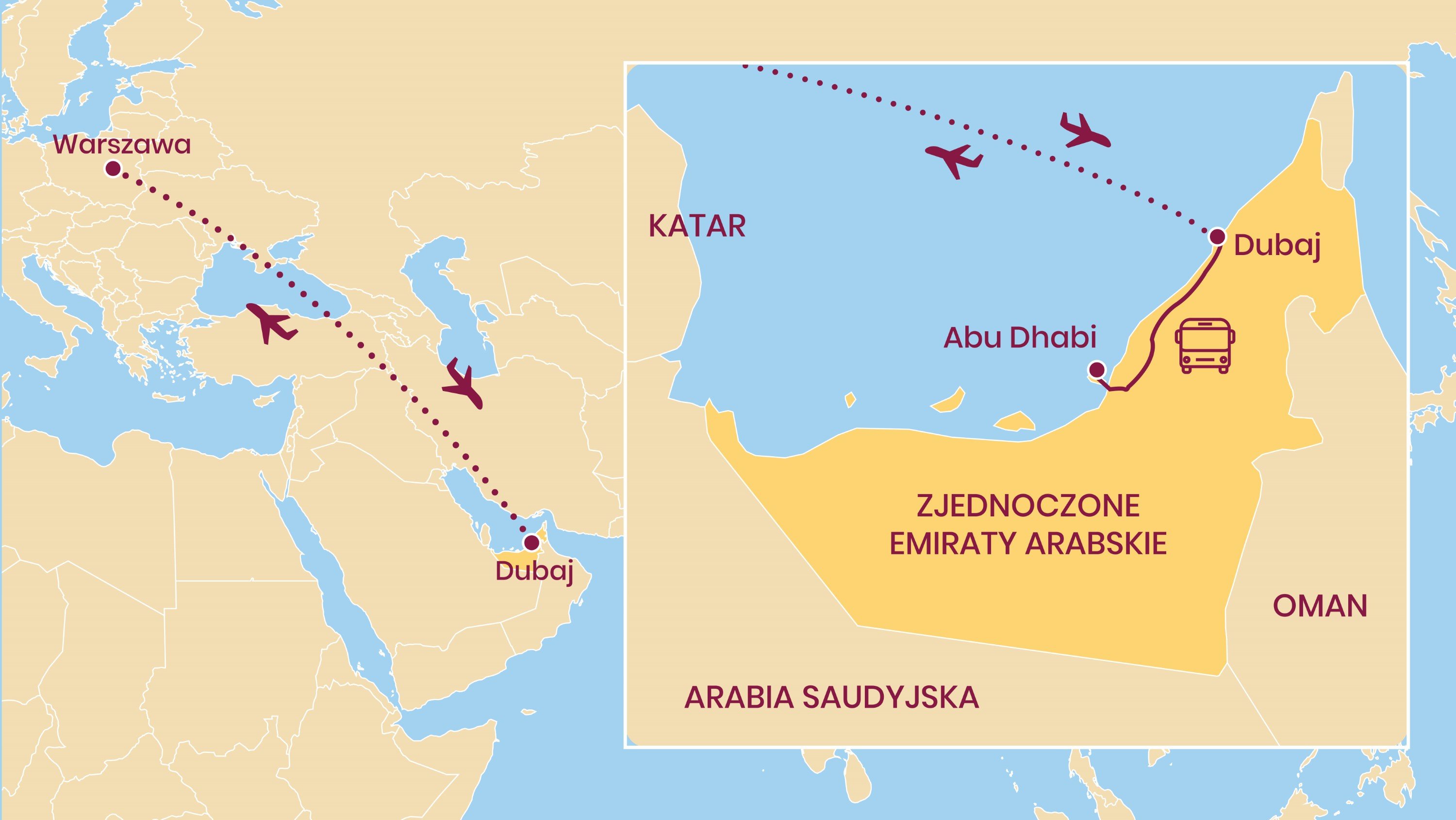 Mapka wyjazdu