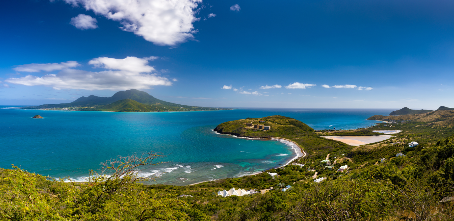 Widok na St. Kitts i Nevis